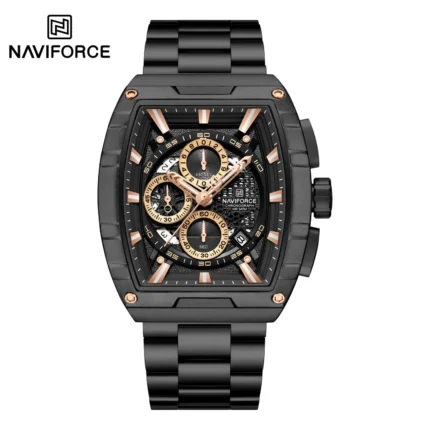 Naviforce 8066 CH For Men - Black Rose