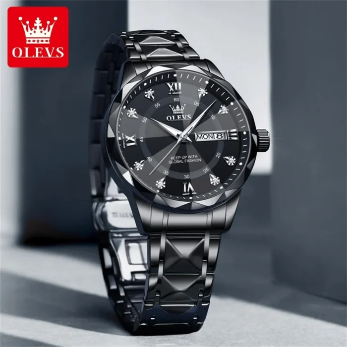 Olevs 5609 CH - Black For Men